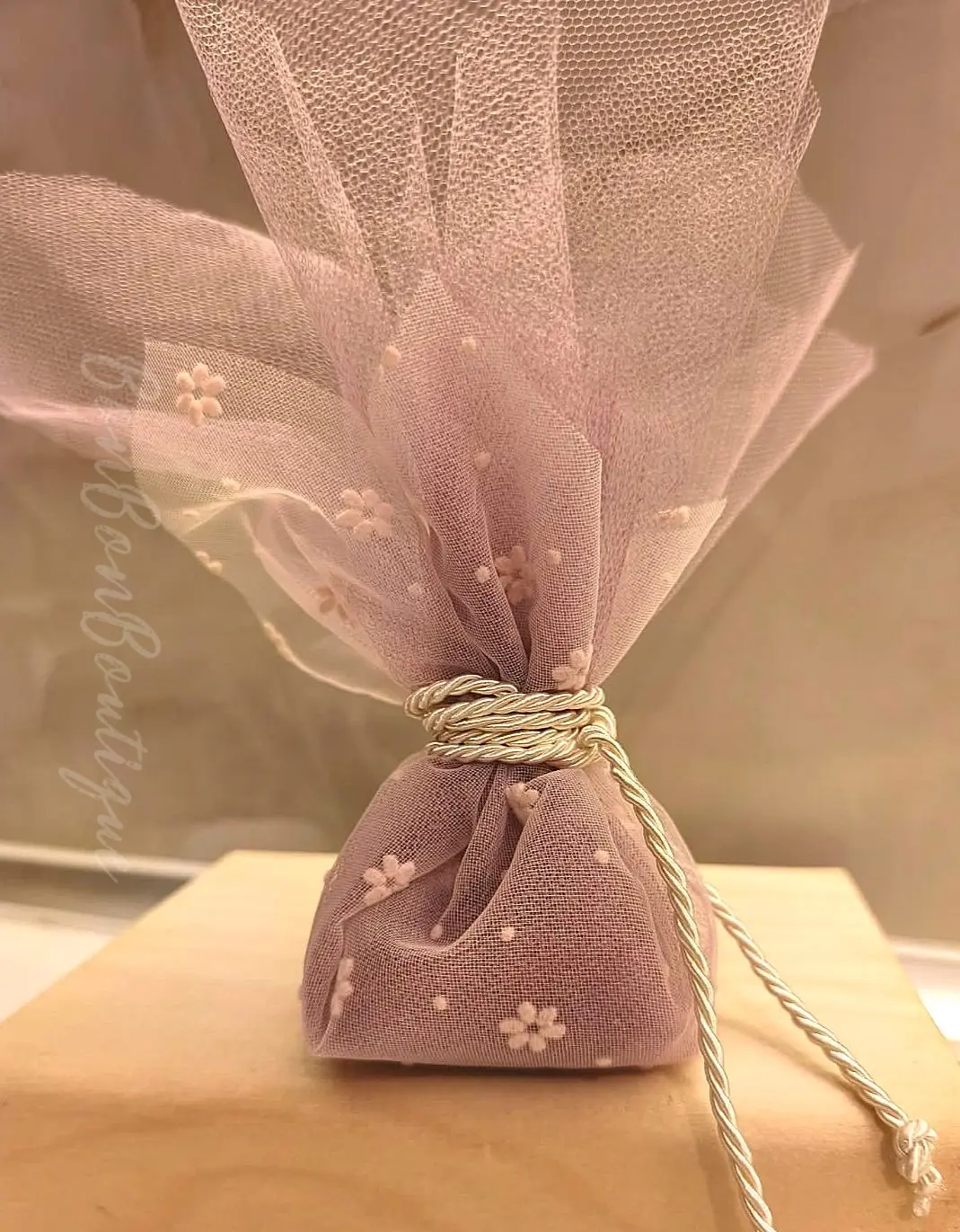 Romantic Pink - μπομπονιέρες, Ροζ, Πούδρα, Σάπιο μήλο (1)
